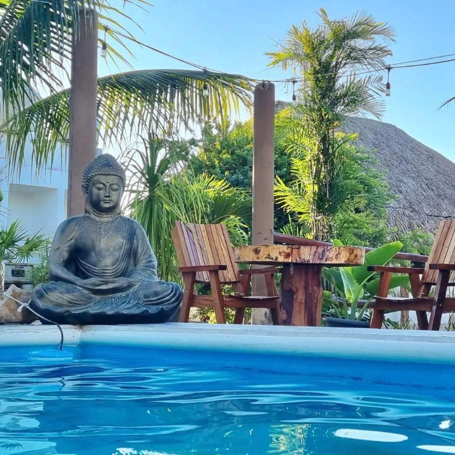 Casa Buddha Chelem Bagian luar foto